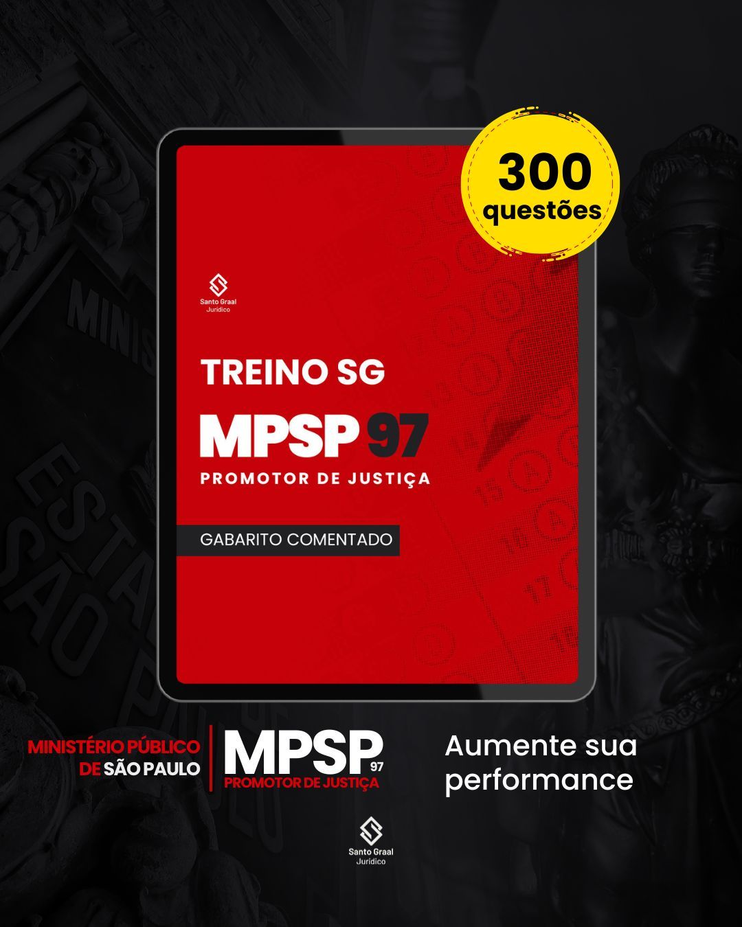 Imagem do curso MPSP 97 | Treino SG - 300 questões 