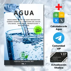Imagem principal do produto Agua - Descubre todo lo que necesitas saber sobre el consumo de agua: calidad, cantidad, beneficios y mucho más.