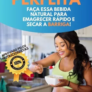 Imagem de capa para o Ebook A receita perfeita para emagrecer e perder a barriga rápido