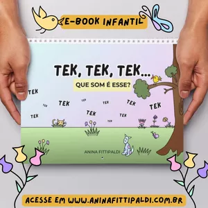 Imagem de capa para o Ebook E-book Infantil Tek Tek Tek... Que som é esse?