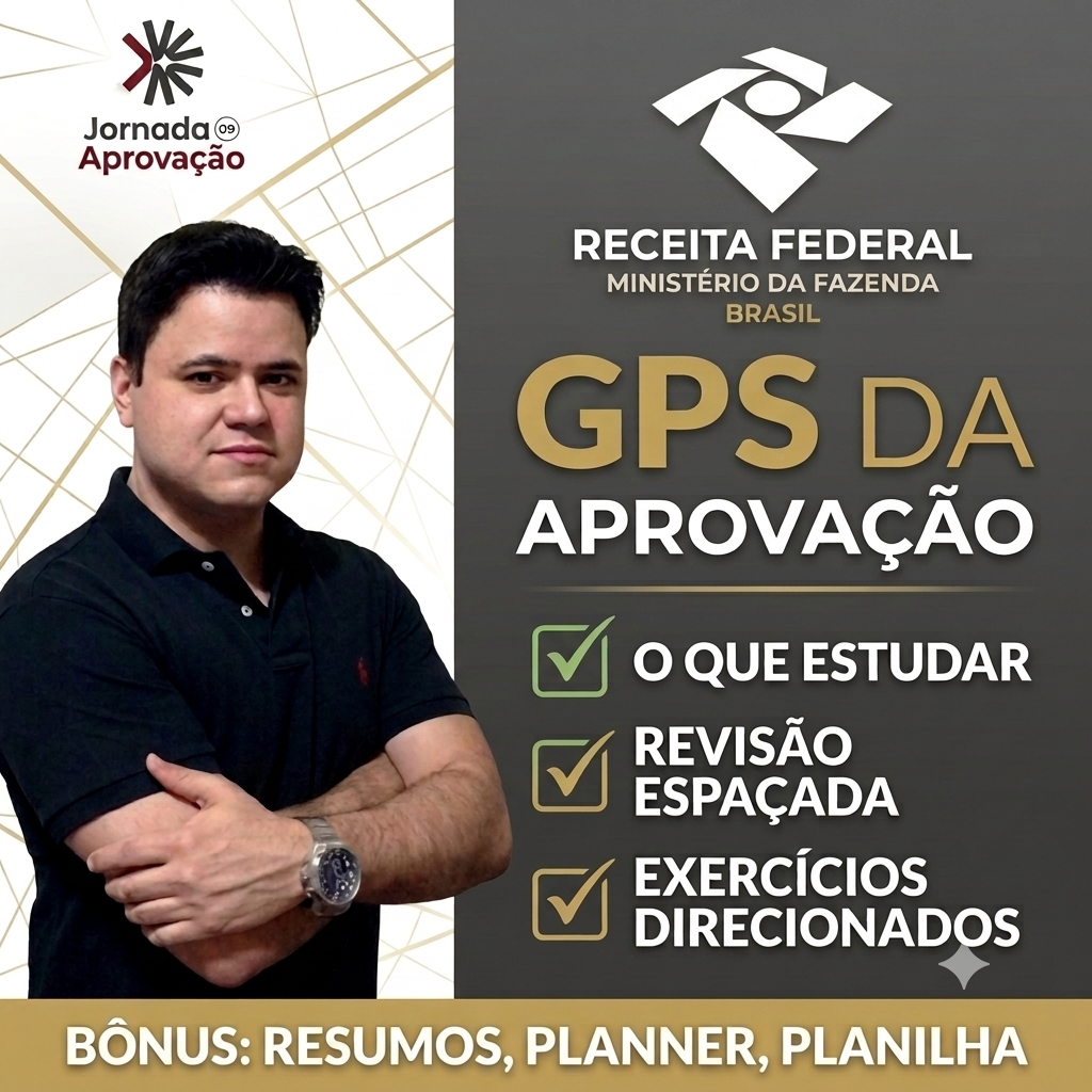 Jornada da aprovação: receita federal 