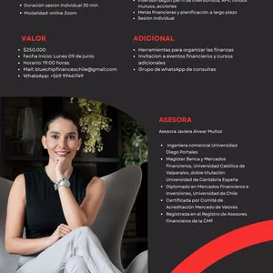 Imagen de portada para Curso online Asesoria de Inversion grupal Bluechip Finances