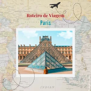 Imagem de capa para o Ebook Roteiro de Viagem Digital Paris