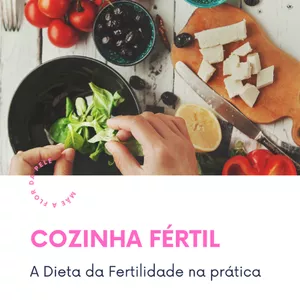 Imagem de capa para o Ebook Cozinha Fértil - A Dieta da Fertilidade na prática 