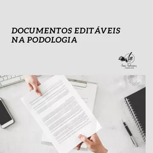 Imagem de capa para o Ebook Documentos editáveis na Podologia 