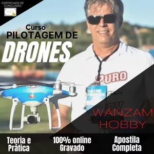 Imagem do curso Curso Pilotagem de Drones com Wanzam Hobby