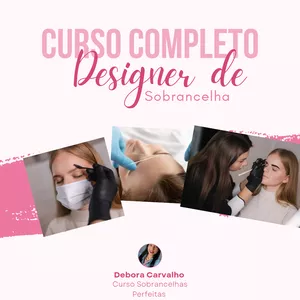 Imagem de capa para o Curso online Curso de Designer de Sobrancelhas 