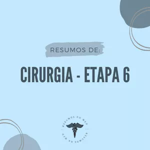 Imagem de capa para o Ebook Pasta de Cirurgia - Etapa 6