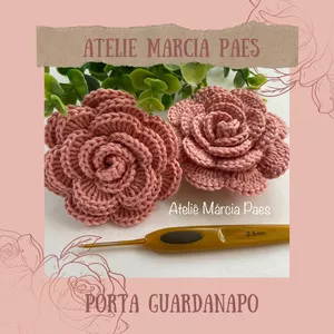 Imagem de capa para o Curso online Tutorial Porta-Guardanapo Modelo Flor