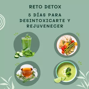Imagen de portada para Ebook Reto Detox: 5 Días para Desintoxicarte y Rejuvenecer