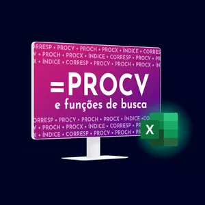 Imagem de capa para o Curso online PROCV e funções de busca