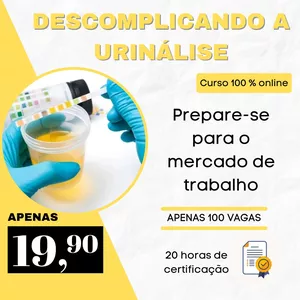 Imagem principal do produto CURSO ONLINE DE URINÁLISES