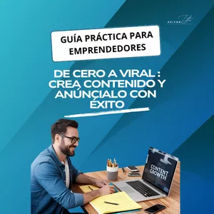 Imagen de portada para Ebook Guía práctica para emprendedores: De Cero a Viral - Crea Contenido y Anúncialo con Éxito