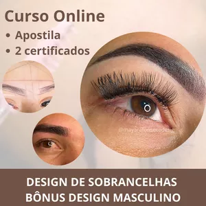 Imagem de capa para o Curso online DESIGN DE SOBRANCELHAS COMPLETO 