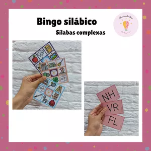 Imagem principal do produto Bingo silábico - sílabas complexas