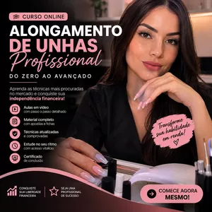 Imagem de Alongamento de Unhas: Do Zero ao Profissional criado por Daniel Domiciano na hotmart