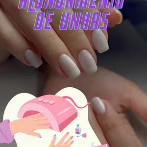 Imagem de capa para o Ebook E-book alongamento de unhas 