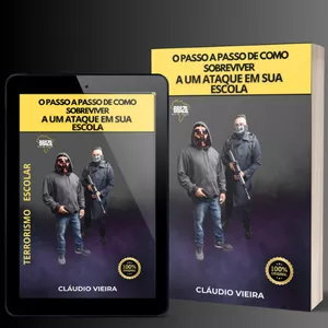 Imagem de capa para o Ebook Passo a passo de como sobreviver a um ataque terrorista em sua escola.