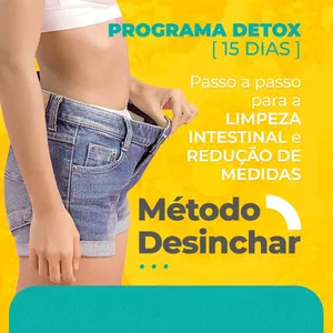 Imagem de capa para o Curso online Método Desinchar - Detox para limpeza intestinal