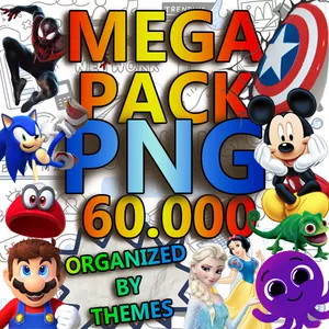 Cover image for Online course Mega Pack PNG
