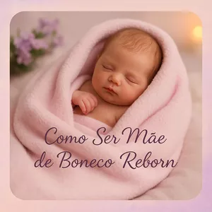 Imagem de capa para o Ebook Mãe de Reborn: Curso Completo de Amor, Cuidado e Conexão
