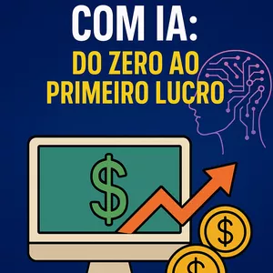 Imagem de capa para o Ebook RENDA ONLINE COM IA: DO ZERO AO PRIMEIRO LUCRO