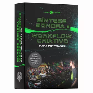 Imagem de capa para o Curso online  Síntese Sonora e Workflow Criativo para Psytrance com Alien Chaos