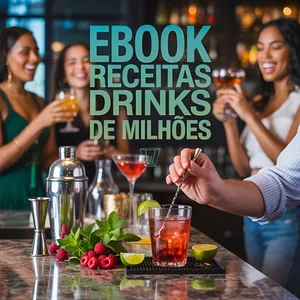 Imagem de capa para o Ebook Ebook receitas Drinks de Milhões