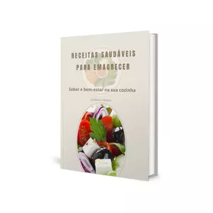 Imagem de capa para o Ebook Receitas Saudáveis para emagrecer
