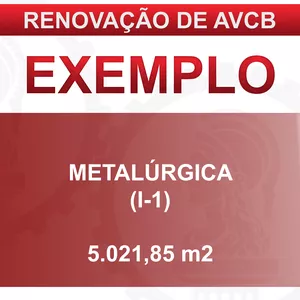 Imagem de capa para o Curso online ENG LEVI - EXEMPLO - RENOVAÇÃO DE AVCB - INDUSTRIA METALÍRGICA - 2022_0123