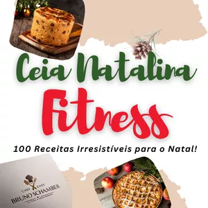 Imagem de capa para o Ebook Ceia Natalina FITNESS - Plano Básico