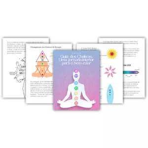 Imagem de capa para o Ebook Guia dos Chakras: Uma jornada interior para o bem-estar
