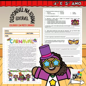 Imagem de capa para o Curso online Carnaval - 4º e 5º anos