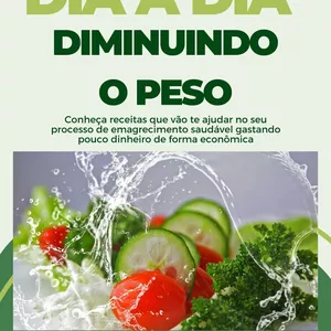Imagem de capa para o Ebook Emagrecendo saudável 20 receitas saudáveis para seu dia a dia