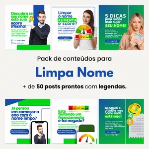 Imagem de capa para o Curso online Pack Canva Agência de Crédito e Negociação