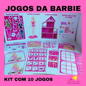 Imagem de capa para o Ebook JOGOS DA BARBIE 