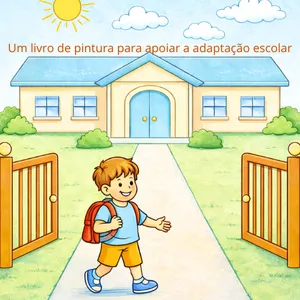 Imagem de capa para o Ebook Meus Primeiros Dias na Escolinha - Versão Menino