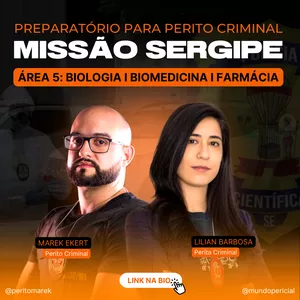 Imagem de capa para o Curso online MISSÃO SERGIPE - Preparatório para Perito Criminal - Área 5