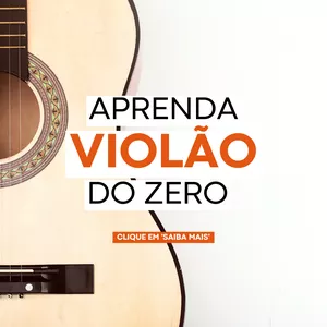 Imagem de capa para o Curso online E-book Aprenda violão do ZERO