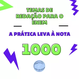 Imagem de capa para o Ebook Temas de Redação para o ENEM