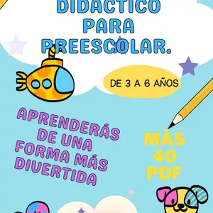 Imagen de portada para Ebook Material didáctico  para preescolar (3 a 6 años)