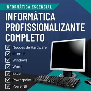 Imagem do curso Informática Profissionalizante + Power BI - Curso Completo