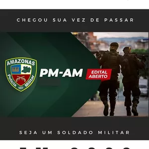 Imagem principal do produto Apostila PM-AM 2021 - Soldado Polícia Militar