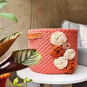 Imagem de capa para o Curso online Cesto de crochê Manacá