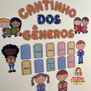 Imagem de capa para o Ebook CANTINHO DOS GÊNEROS TEXTUAIS
