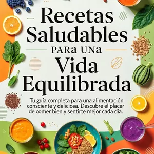 Imagen de portada para Ebook Recetas Saludables para una Vida Equilibrada