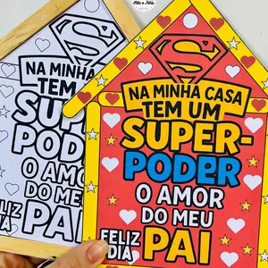 Imagem de capa para o Ebook Lembrancinha casinha dia dos pais 🏠💙
