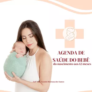 Imagem de capa para o Ebook AGENDA DE SAÚDE DO BEBÊ 2025