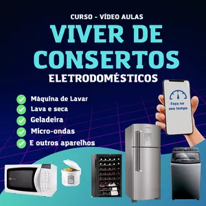Imagem de capa para o Curso online Viver de Consertos - Eletrodomésticos 