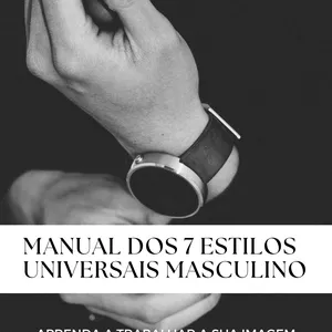 Imagem de capa para o Ebook Manual dos 7 estilos universais masculino